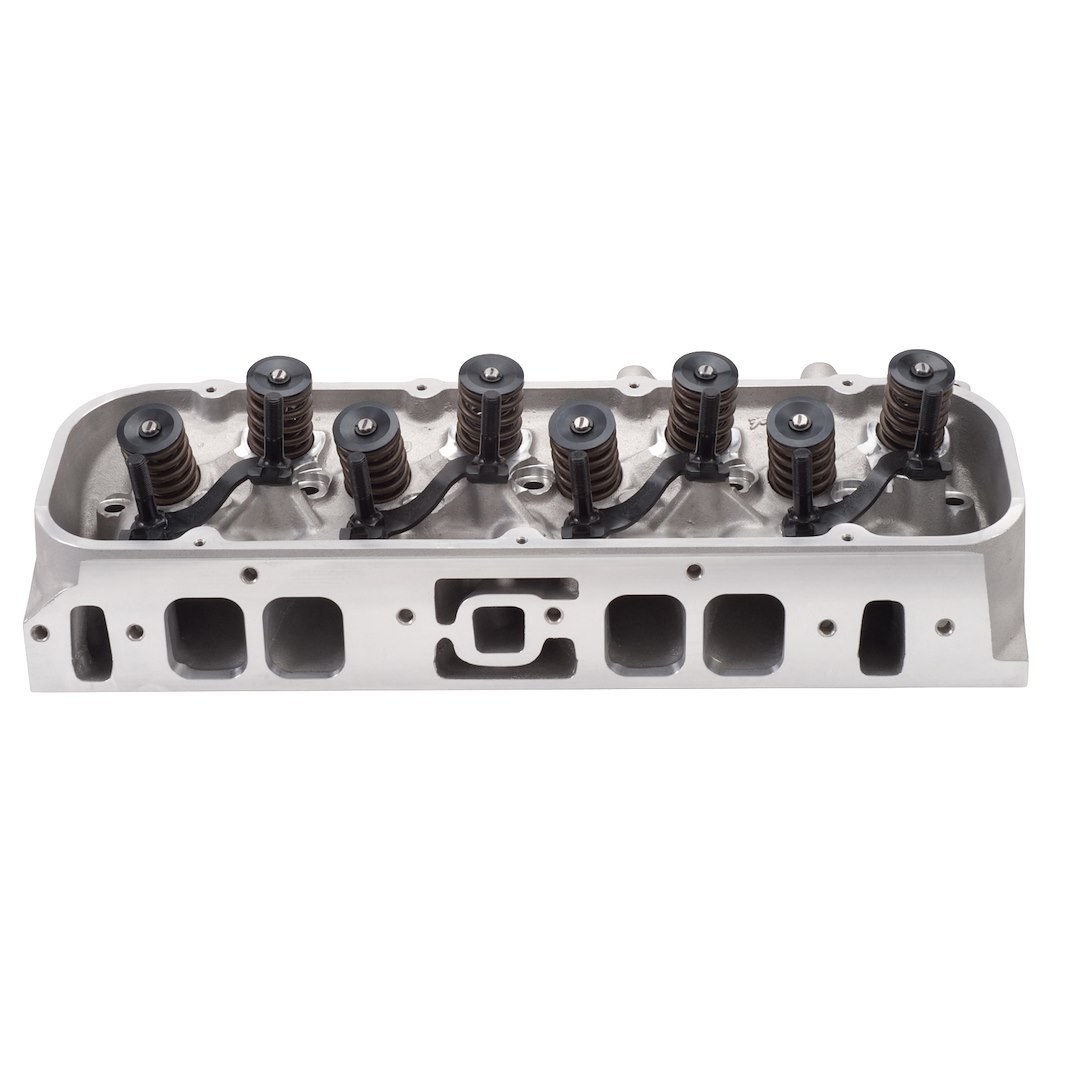 Edel.cylhead Cylinder Head, E-Street, Assembled, Chevy Big Block, Natural Aluminum, 290 Cc Oval Intake Port, 110 Cc Exhaust Port – 50459