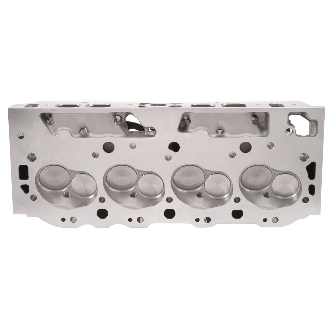 Edel.cylhead Cylinder Head, E-Street, Assembled, Chevy Big Block, Natural Aluminum, 290 Cc Oval Intake Port, 110 Cc Exhaust Port – 50459