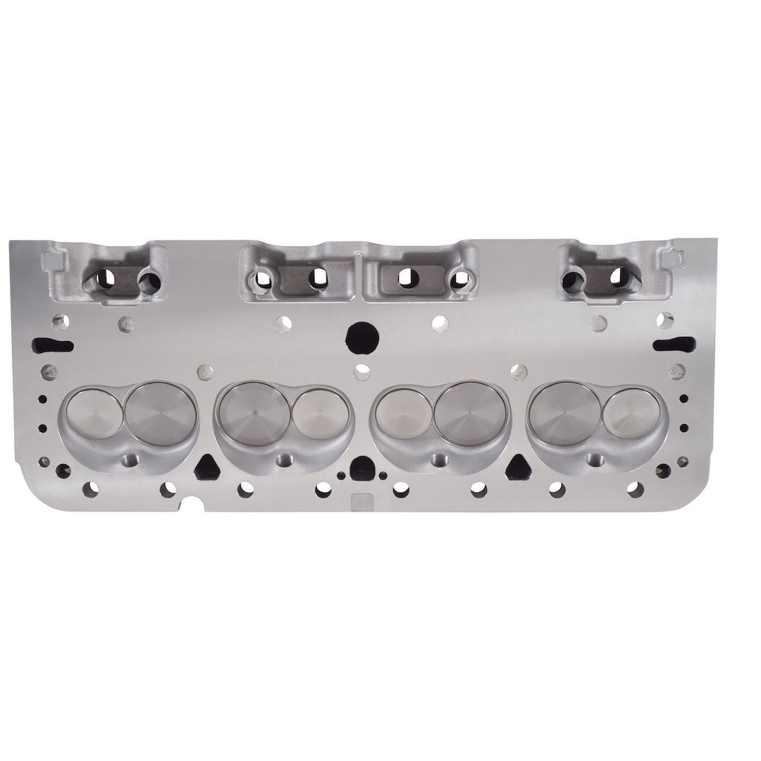 Edel.cylhead Cylinder Head, E-Street, Assembled, Chevy Small Block, Natural Aluminum, Straight Plug, 185 Cc Intake Port, 60 Cc Exhaust Port – 5089