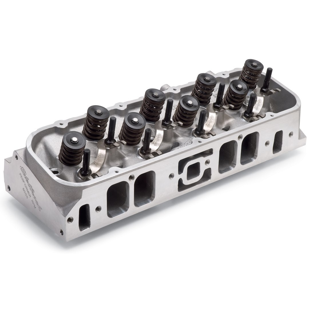 Edel.cylhead Cylinder Head, Performer RPM, Assembled, Chevy Big Block, Natural Aluminum, 315 Cc/ 300 Cc Rectangular Intake Port – 60559