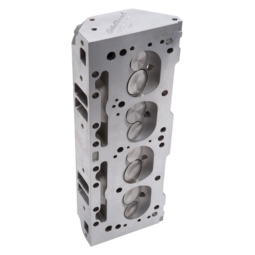 Edel.cylhead Cylinder Head, Performer RPM, Assembled, Chrysler 5.2L-5.9L/318-360 Cubic Inch, Natural Aluminum, 171 Cc Intake Port – 60779
