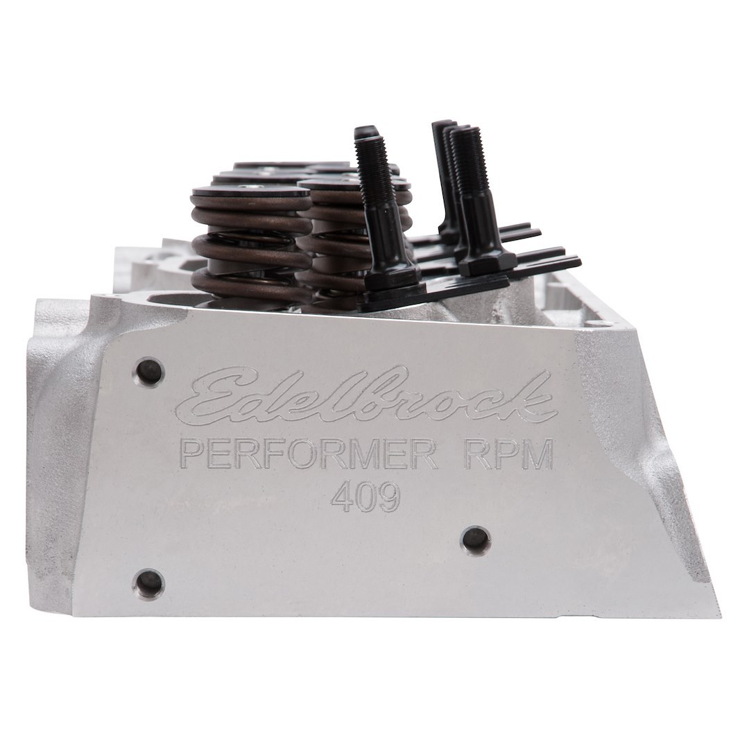 Edel.cylhead Cylinder Head, Performer RPM, Assembled, Chevy 348/409 Cubic Inch Engine, Natural, Aluminum – 60815