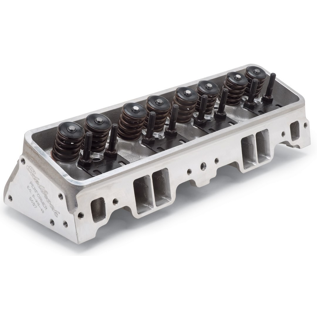 Edel.cylhead Cylinder Head, Assembled, Small Block Chevy 350 Tpi/ Intake Bolt Pattern 90 Degree Angle on All Bolts, Natural Aluminum – 60879