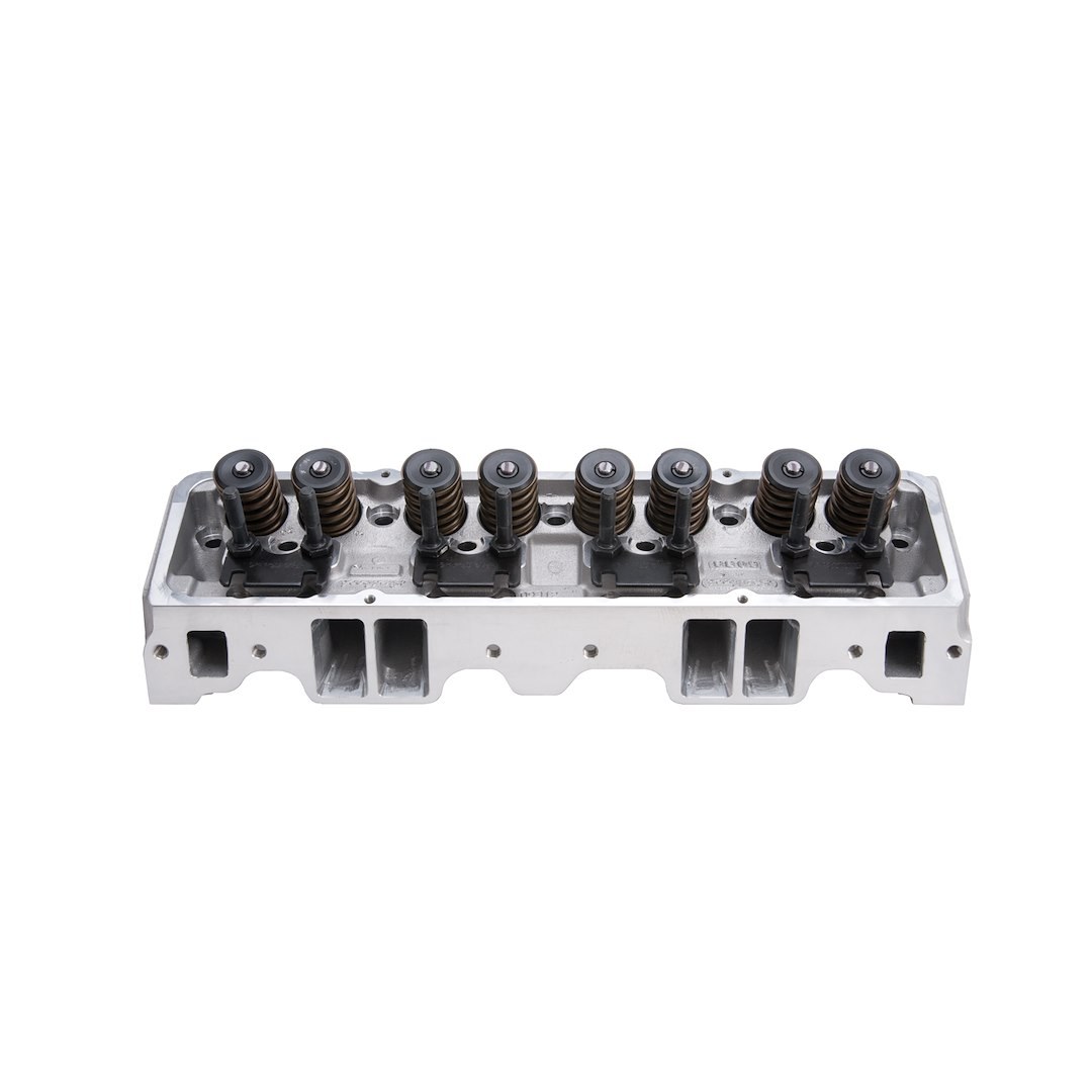 Edel.cylhead Cylinder Head, Performer RPM, Assembled, Chevy Small Block Engine, Aluminum, Straight Plug – 60895