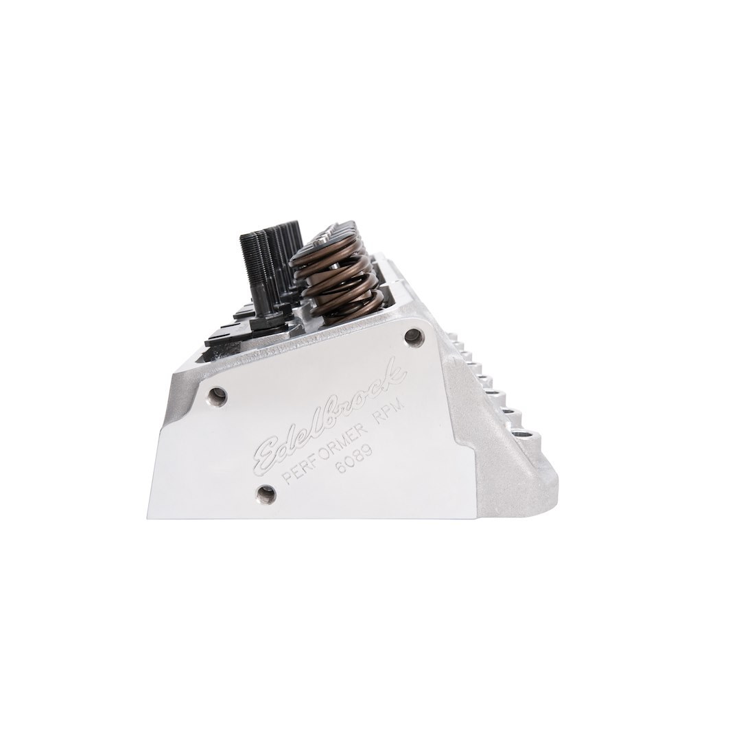 Edel.cylhead Cylinder Head, Performer RPM, Assembled, Chevy Small Block Engine, Aluminum, Straight Plug – 60895