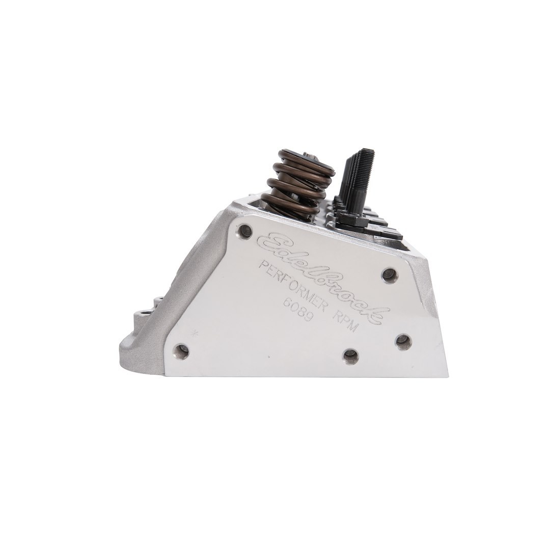 Edel.cylhead Cylinder Head, Performer RPM, Assembled, Chevy Small Block Engine, Aluminum, Straight Plug – 60895