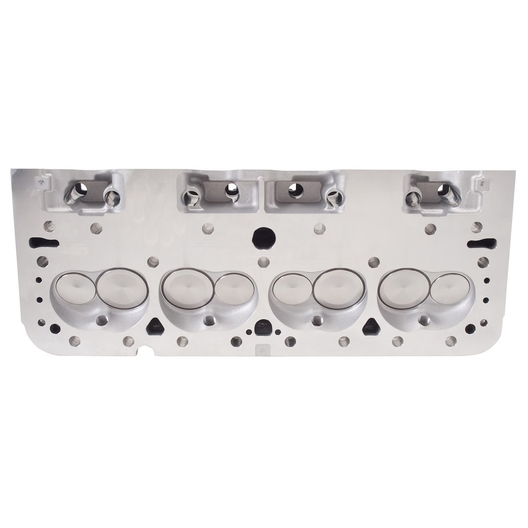 Edel.cylhead Cylinder Head, Performer RPM, Assembled, Chevy Small Block, Natural Aluminum, Straight Plug, 185 Cc Intake Port – 60899