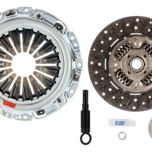 Exedy Clutch Set, Stage 1, 250 Millimeter Clutch Diameter, 25.6 Millimeter X 24 Spline Input Shaft, Diaphragm, 2271 Pound Static Pressure – 06804