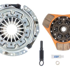 Exedy Clutch Set, Stage 2, 240 Millimeter Clutch Diameter, 25.6 Millimeter X 24 Spline Input Shaft, Diaphragm, 2017 Pound Static Pressure – 06955A