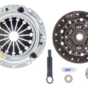 Exedy Clutch Set, Stage 1, 215 Millimeter Clutch Diameter, 24.3 Millimeter X 22 Spline Input Shaft, Diaphragm, 1322 Pound Static Pressure – 10805