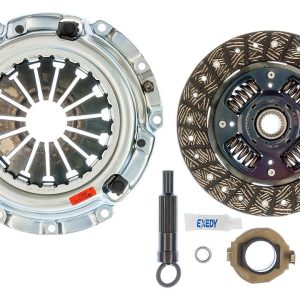Exedy Clutch Set, Stage 1, 225 Millimeter Clutch Diameter, 24.3 Millimeter X 22 Spline Input Shaft, Diaphragm, 1566 Pound Static Pressure – 10809