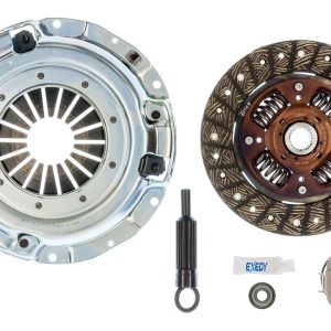 Exedy Clutch Set, Stage 1, 225 Millimeter Clutch Diameter, 25.2 Millimeter X 24 Spline Input Shaft, Diaphragm, 1652 Pound Static Pressure – 15801