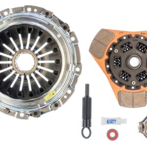 Exedy Clutch Set, Stage 2, 240 Millimeter Clutch Diameter, 25.2 Millimeter X 24 Spline Input Shaft, Diaphragm, 2536 Pound Static Pressure – 15951