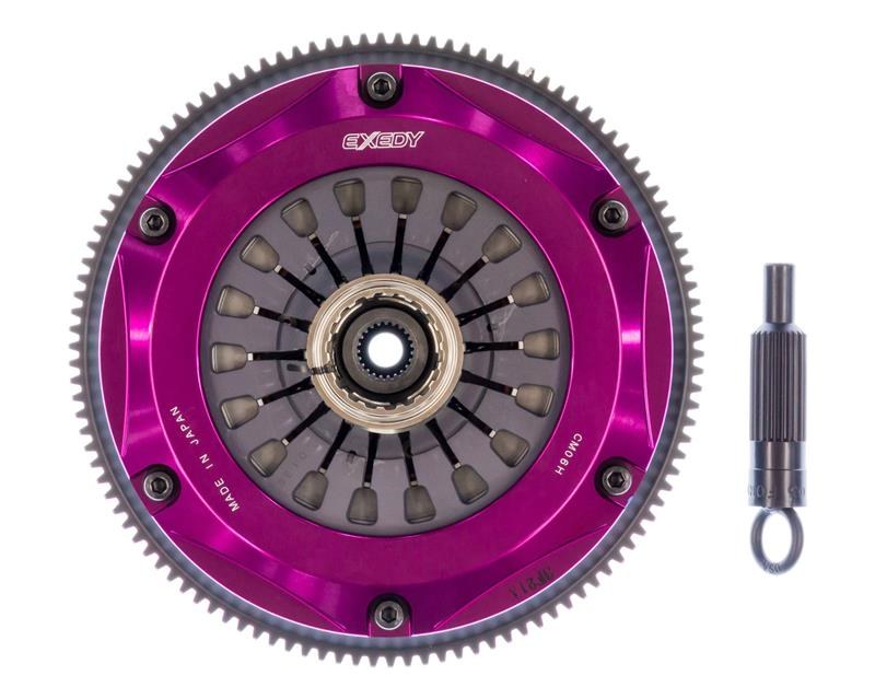 Exedy Clutch Set, Hyper Stage 4 Cerametallic, 200 Millimeter Clutch Diameter, 26.2 Millimeter X 23 Spline Input Shaft, Diaphragm – MM022HD