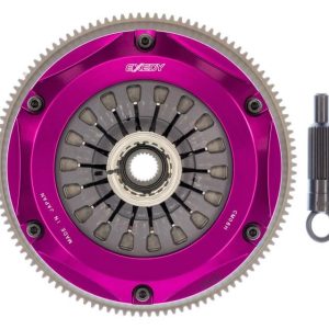 Exedy Clutch Set, Hyper Stage 4 Cerametallic, 200 Millimeter Clutch Diameter, 26.2 Millimeter X 23 Spline Input Shaft, Diaphragm – MM062HD