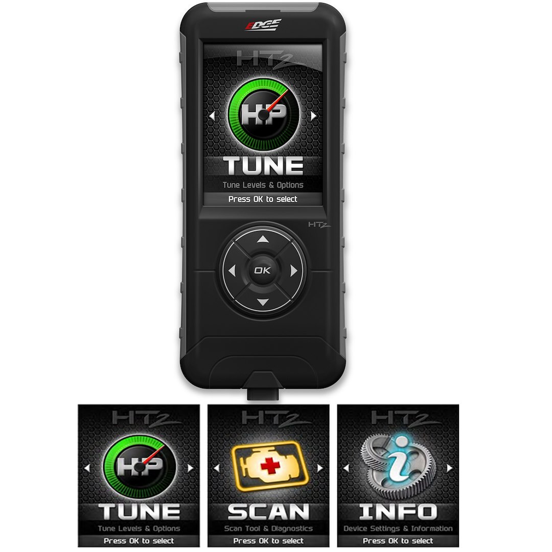 Edge Computer Programmer, Evo HT2, Performance, Handheld with Navigator Buttons, Reads and Clears Diagnostic Trouble Codes, Wi-Fi Updateable – 16040