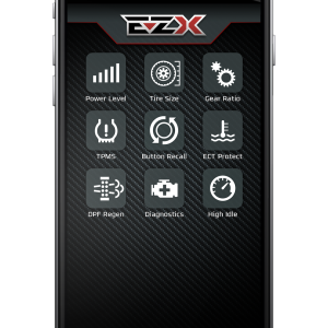 Edge Computer Chip/ Module, Ezx, Performance/ Economy and Towing, Use with Smartphone, With 5 Power Levels Adjustable On-The-Fly Controls – 22710