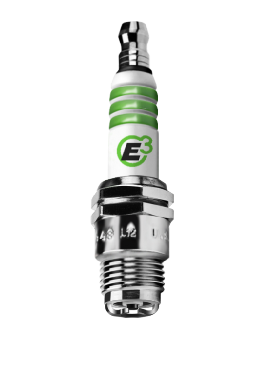 E3 Spark Plg Spark Plug, Racing, Without Resistor, 14 Millimeter, 0.460 Inch Reach, With 5/8 Inch Hex, Standard, Hot Heat Range, Set of 4 – E3.105