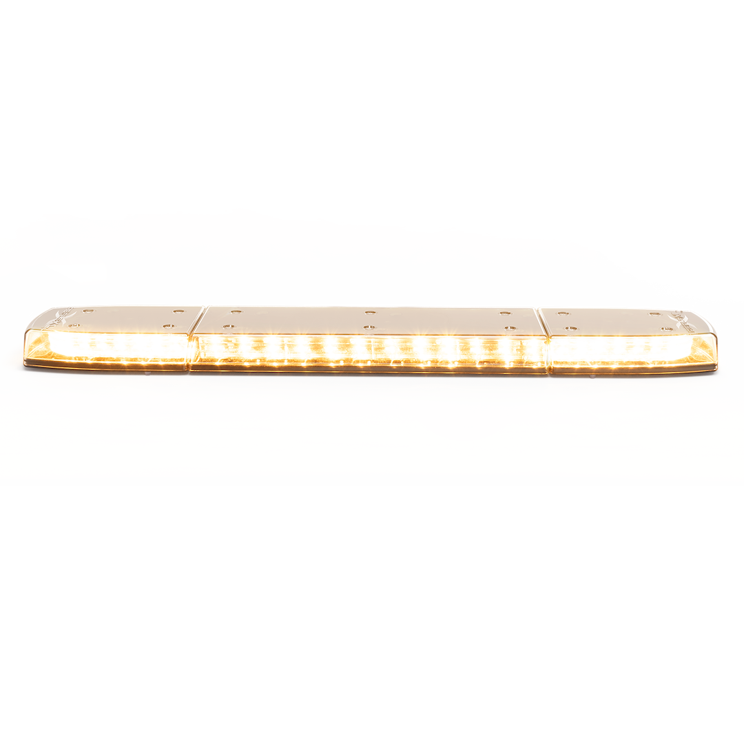ECCO Safety Group Warning Light, 11 Series Reflexl®, LED, 24 Inch Length X 5 Inch Width X 1.3 Inch Height, 91 Flash Patterns, 2.35 Amp – 11-024CAC-E