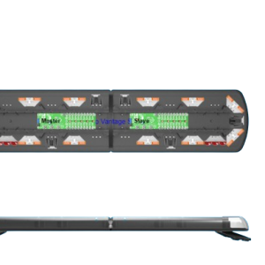ECCO Safety Group Warning Light, 12+ Pro Vantage™ Series, 48 Inch Length X 11 Inch Width X 4.2 Inch Height, Full Bar, LED, Clear Lens – 12-50005-ED