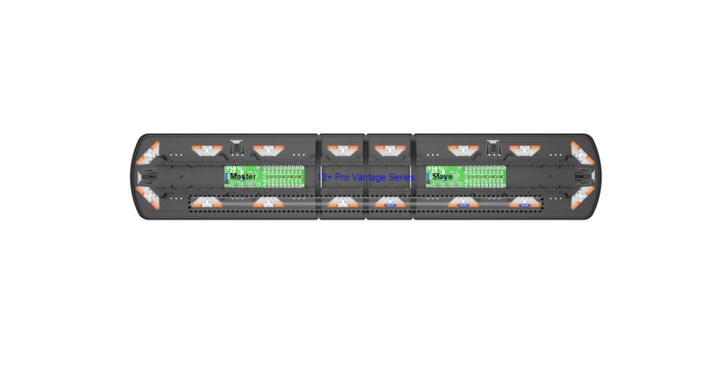 ECCO Safety Group Warning Light, 12 Pro Vantage ™ Series, 60 Inch Length X 11 Inch Width X 4.2 Inch Height, Full Bar – 12-52081-ED