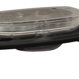 ECCO Safety Group Warning Light, 10.9 Inch Width X 2.2 Inch Height X 7.6 Depth, Micro Bar, Vacuum-Mount, Amber LED, Clear Lens – 5545CA-VM