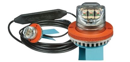 ECCO Safety Group Warning Light, 9013 Hide-A-LED ™, 1-1/2 Inch Diameter X 1.3 Inch Height, Concealed Directional LED, 1 Inch Hole Mount – 9013BR