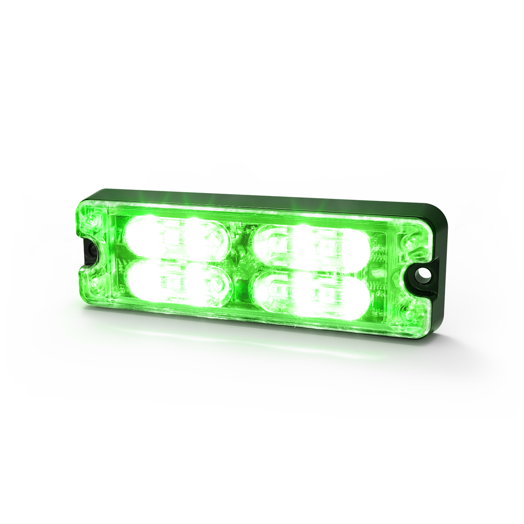 ECCO Safety Group Warning Light, ED3511 Series, 3.3 Inch Length X 0.5 Inch Width X 1.1 Inch Height, Directional, Surface Mount, LED – ED3511GW
