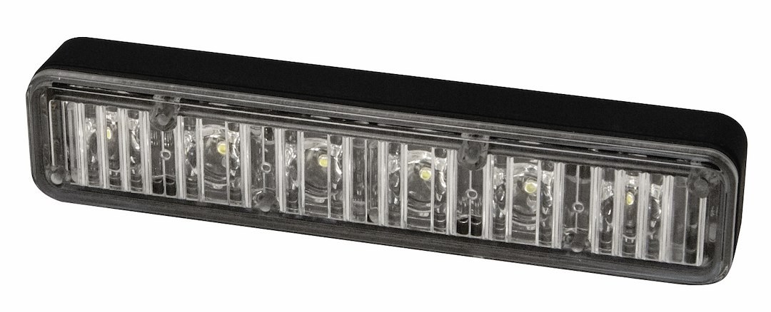 ECCO Safety Group Warning Light, 1.2 Inch Height X 5.2 Inch Width X 0.8 Inch Depth, Directional LED, Amber LED/Clear Lens – ED3706A