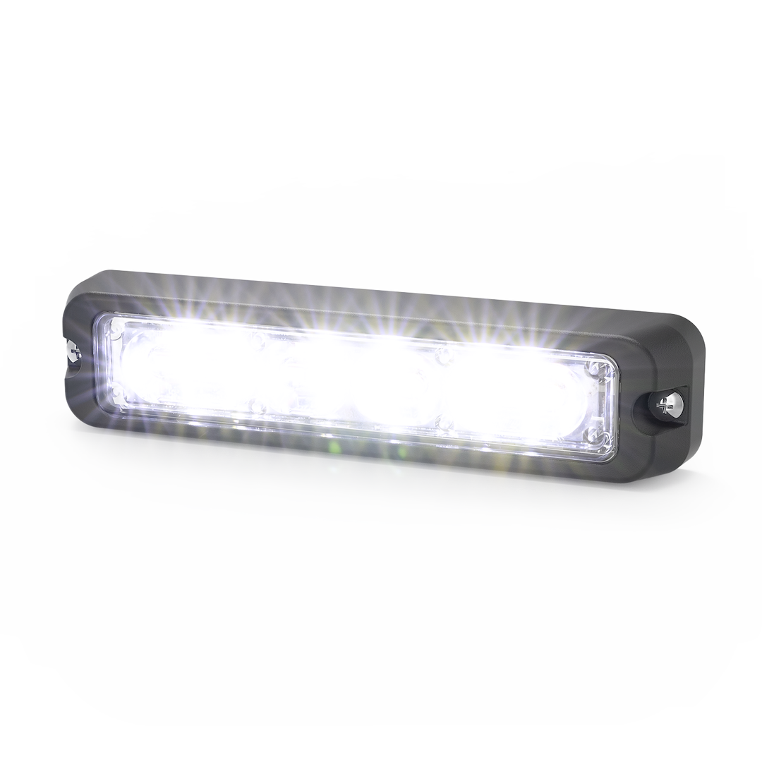 ECCO Safety Group Warning Light, ED3712 Series, 5.2 Inch Width X 0.8 Inch Depth X 1.2 Inch Height, Dual Color, Multi Mount, LED – ED3712BC