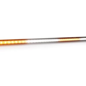 ECCO Safety Group Warning Light, ED3760, 61.3 Inch Length X 2 Inch Width X 0.6 Inch Depth, Full Bar, Surface Mount, LED, Amber/ White – ED3760AW-L