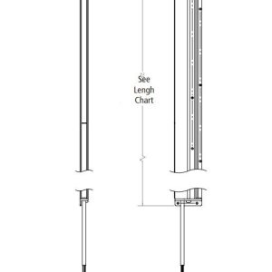 ECCO Safety Group Warning Light, ED3760, 61.3 Inch Length X 2 Inch Width X 0.6 Inch Depth, Full Bar, Surface Mount, LED, Red/ White – ED3760RW-L