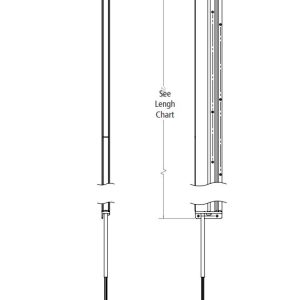 ECCO Safety Group Warning Light, ED3760, 61.3 Inch Length X 2 Inch Width X 0.6 Inch Depth, Full Bar, Surface Mount, LED, Red/ White – ED3760RW-R