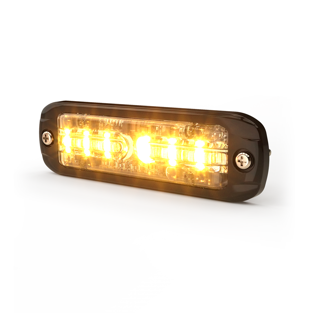 ECCO Safety Group Warning Light, Ed Series, 4-3/4 Inch Length X 0.37 Inch Width X 1.4 Inch Height, Directional LED, Surface Mount – ED3802AB