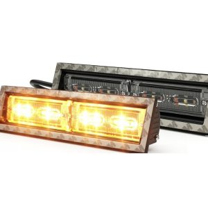 ECCO Safety Group Warning Light, Ed Series, 7.8 Inch Length X 1.5 Inch Depth X 2 Inch Height, High Bond Tape Mount – ED3974RWBW