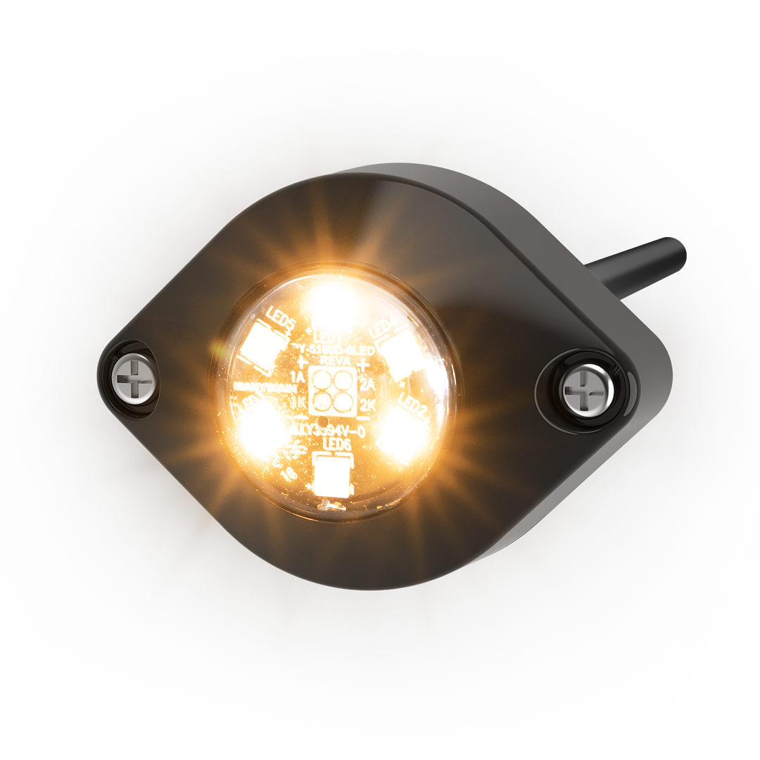 ECCO Safety Group Warning Light, Hide-A-Led™, 2.2 Inch Length with Bezel X 0.9 Inch Width X 1.1 Inch Height, Concealed Directional – ED9015A