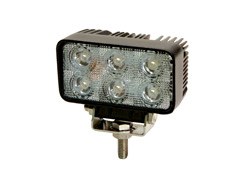 ECCO Safety Group Work Light, 4.4 Inch Length X 2.2 Inch Width X 3-1/2 Inch Height Rectangular, 6 LED, Flood Beam, 3 Watts, Pedestal Mount – EW2411