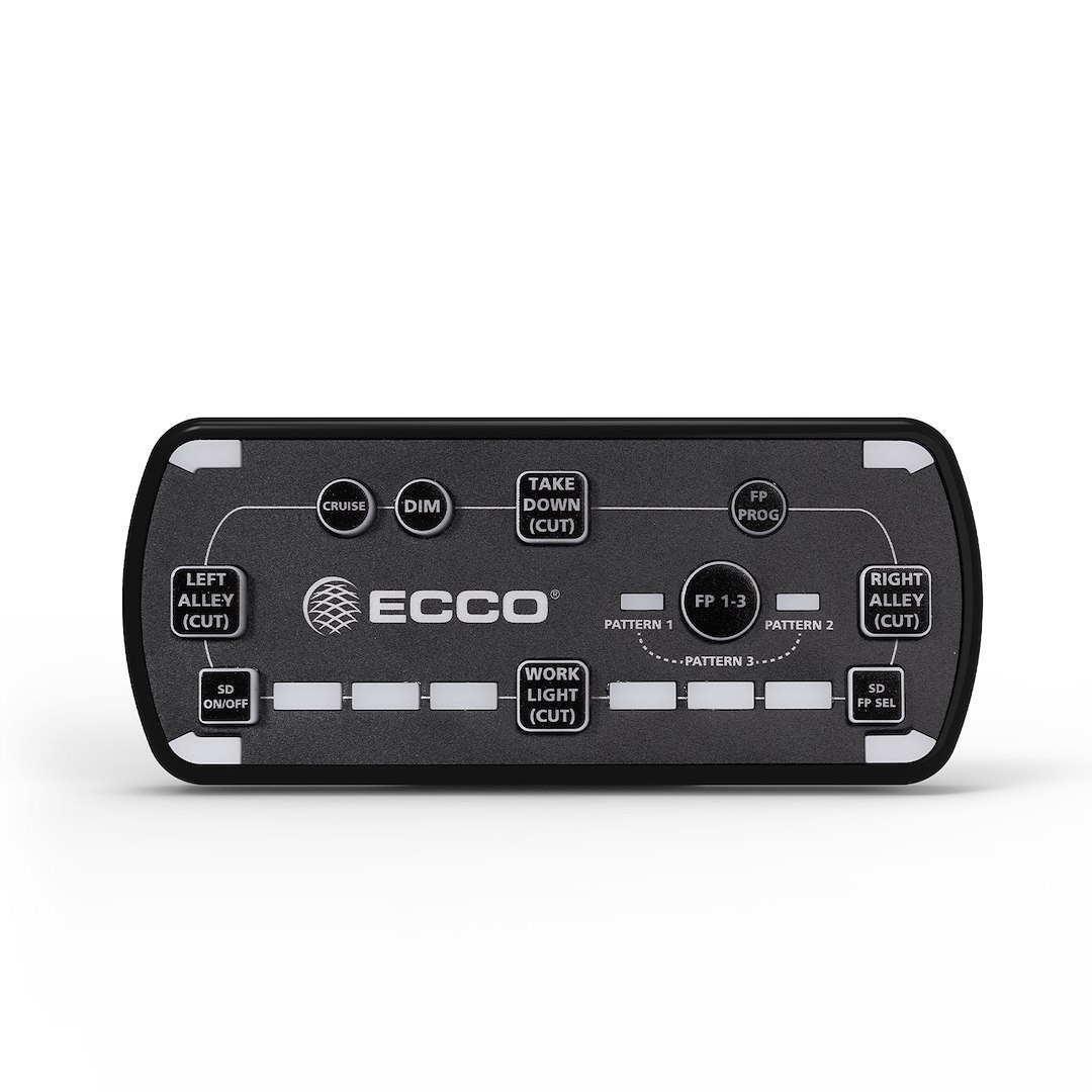 ECCO Safety Group Warning Light Controller, For Use with Ecco 12 Series Lightbar, 5 Volt DC – EZ1202