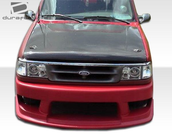 Extreme Dim. Bumper Cover, Duraflex Drifter, Black Primer, Fiberglass, With Light Cutouts/ Vents, Without Grille Insert – 101239