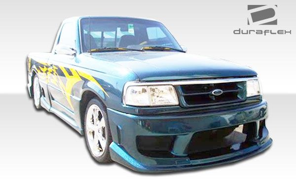 Extreme Dim. Bumper Cover, Duraflex Drifter, Black Primer, Fiberglass, With Light Cutouts/ Vents, Without Grille Insert – 101239