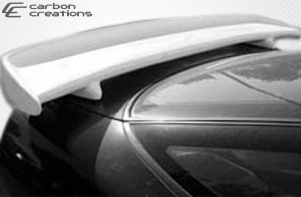 Extreme Dim. Spoiler, Duraflex Bomber, Universal, Custom Style, Without Light, Black, Fiberglass – 102208