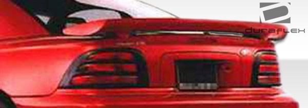 Extreme Dim. Spoiler, Duraflex Bomber, Universal, Custom Style, Without Light, Black, Fiberglass – 102208