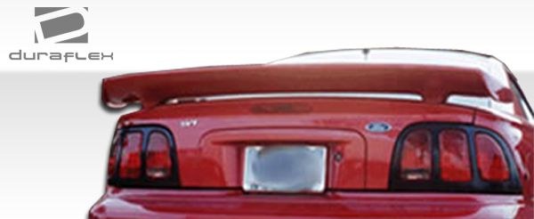 Extreme Dim. Spoiler, Duraflex Bomber, Universal, Custom Style, Without Light, Black, Fiberglass – 102208
