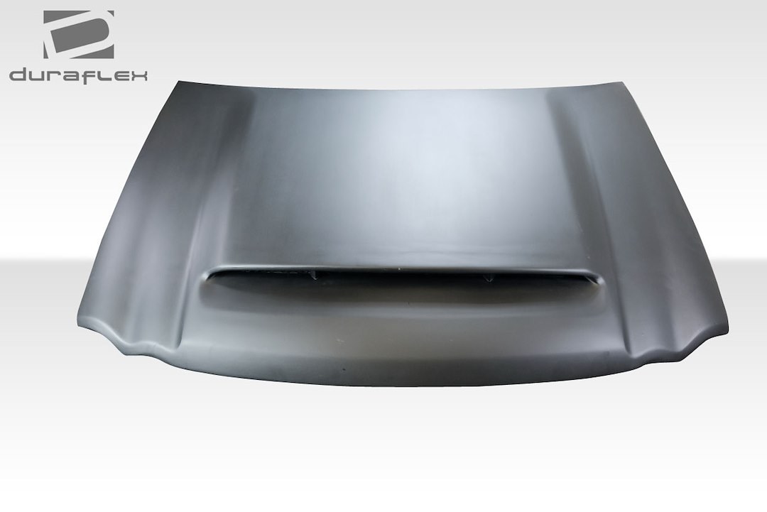 Extreme Dim. Hood, Duraflex Demon, Black, Fiberglass Reinforced Plastic, Single, Requires Hood Pin (see Required Parts) – 115969