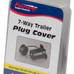 Equalizer Trailer Wiring Connector Cover, For Use with 7 Way Trailer Connector, Black, Injection Molded Rubber, With Tether, Bulk Package – 82-01-3318