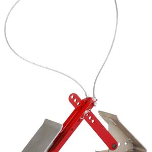 Equalizer Wheel Chock, Red, Adjustable 16 Inches to 24 Inches, Steel, Single – 84-00-4000