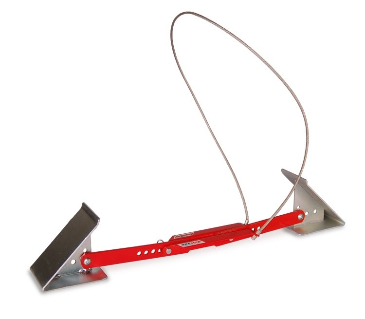 Equalizer Wheel Chock, Red, Adjustable 24 Inches to 30 Inches, Steel, Single – 84-00-4150