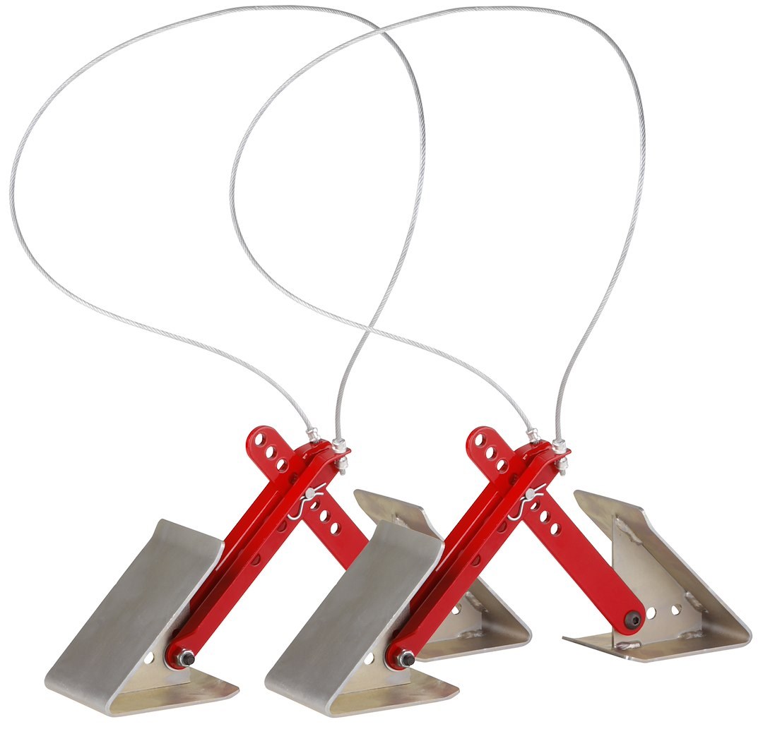 Equalizer Wheel Chock, Red, Steel, Set of 2 – 84-00-4840