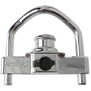 Equalizer Trailer Coupler Lock, Ball and Clamp Type, Fits 1-7/8 Inch/ 2 Inch and 2-5/16 Coupler, Steel, Includes 2 Keys – 86-00-5015-310