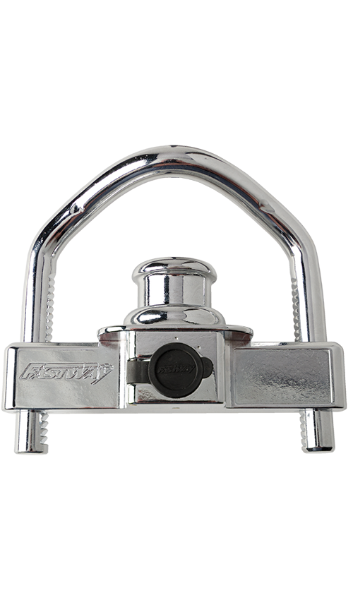 Equalizer Trailer Coupler Lock, Ball and Clamp Type, Fits 1-7/8 Inch/ 2 Inch and 2-5/16 Coupler, Steel, Includes 2 Keys – 86-00-5015-310